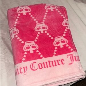 Juicy Couture Pink Blanket